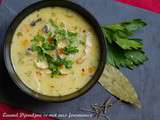 Soupe crémeuse aux poulet et champignons