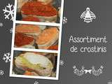 Assortiment de crostinis