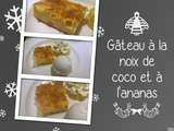 Gâteau à la noix de coco et à l'ananas