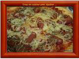 Pizza aux saucisses