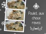 Poulet aux choux raves