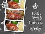 Poulet farci à l'italienne