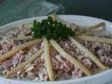 Salade de jambon blanc aux asperges