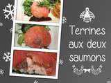 Terrines aux deux saumons