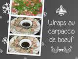 Wraps au carpaccio de boeuf