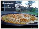 Tarte aux pommes et au caramel beurre salé