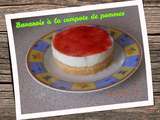 Bavarois à la compote de pommes