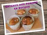 Gâteaux aux pommes en bocaux