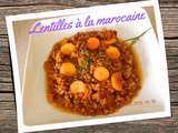 Lentilles à la marocaine