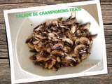 Salade de champignons frais