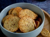 Biscuits apéro parmesan et moutarde