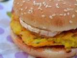 Burgers aux galettes de légumes