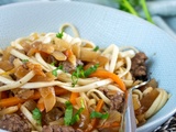 Chow mein au boeuf