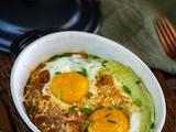 Cocotte de ravioles et épinards
