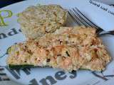 Courgettes farcies au saumon