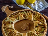 Couronne feuilletée pomme spéculoos