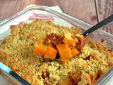 Crumble de butternut au chorizo