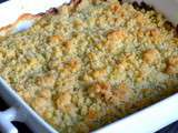 Crumble de courgettes au poulet