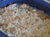 Crumble poire-rhubarbe