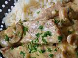 Emincé de veau au paprika et aux champignons