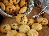 Financiers au citron et pépites de chocolat