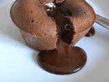 Moelleux au chocolat coeur coulant