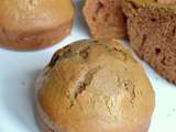 Petits cakes au chocolat au lait