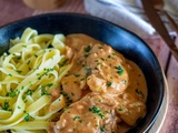 Poulet façon stroganoff