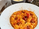 Risotto aux deux tomates et parmesan