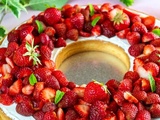 Tarte aux fraises gourmande