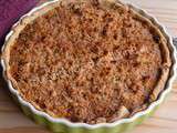 Tarte crumble aux poivrons rouges