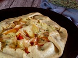 Tarte rustique potimarron et raclette