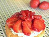 Tartelettes aux fraises sur sablé breton