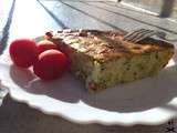 Gâteau au chou-fleur, brocoli et parmesan