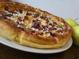 Tarte aux pommes, cranberries et mascarpone