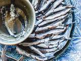 Anchois au sel, une recette de famille