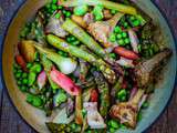 Cocotte de légumes de printemps-été