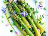 Délicate asperge et salsa verte