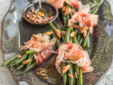 Fagots de haricots verts au jambon Serrano