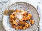 Mezzi rigatoni sauce bolognaise il ragù