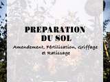 Préparation du sol au potager