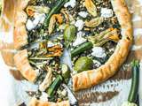 Tarte corse aux fleurs de courgettes