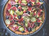 Tarte figues et aux raisins