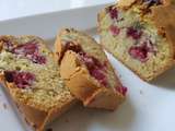 Cake aux framboises et lait de coco