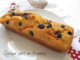 Cake aux poivrons, olives et feta