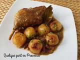 Cuisses de canard aux navets