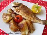 Daurade royale poelee et fenouil braise