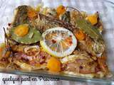 Filets de daurade et pageot en escabeche