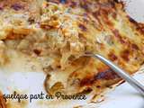 Gratin d'endives aux lardons et comte