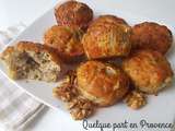 Muffins au roquefort et noix